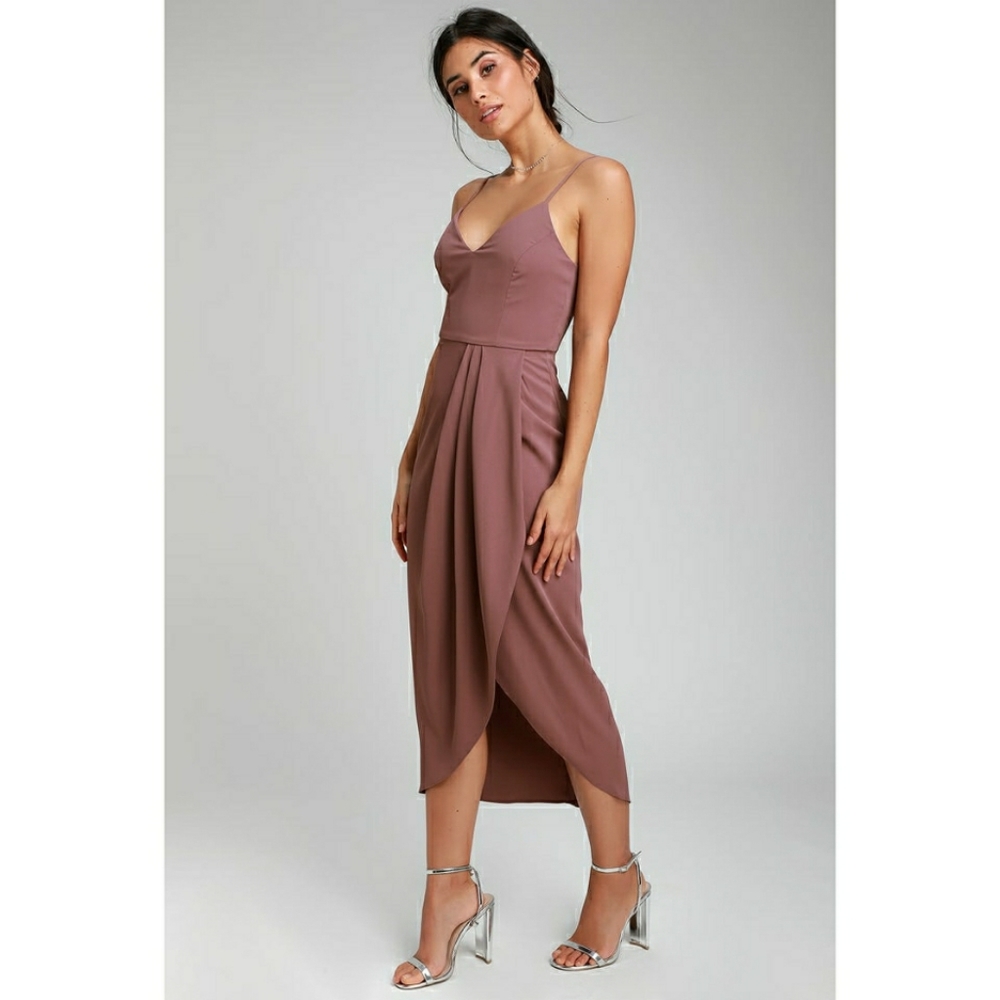Lulu's Reinette Mauve dress